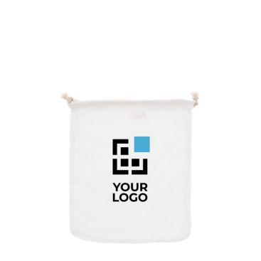 Sac réutilisable en coton pour fruits et légumes 25x30 cm avec zone d'impression