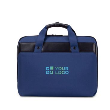 Mallette pour ordinateur portable en RPET avec bandoulière 15.6'' avec zone d'impression