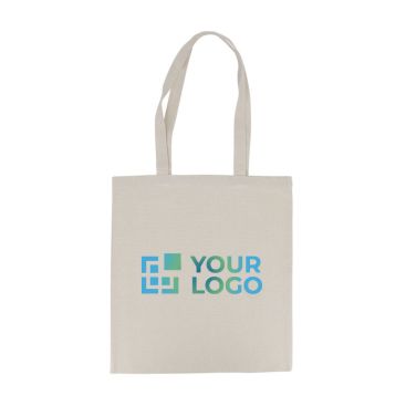 Sac en coton OEKO-TEX avec poignées longues 220 g/m2 avec zone d'impression
