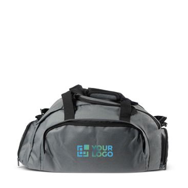 Sac de voyage en RPET avec plusieurs compartiments avec zone d'impression