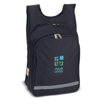 Sac à dos équipé pour pique-nique pour deux personnes avec zone d'impression