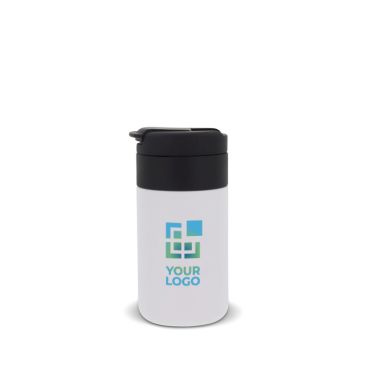 Gourde thermique à double paroi avec couvercle rabattable 250ml avec zone d'impression
