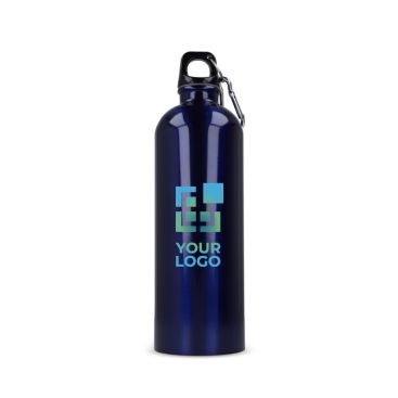 Bouteille en acier inoxydable recyclé de couleurs métalliques 750ml