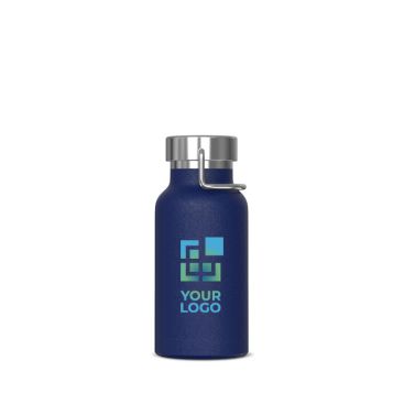 Gourde en acier inoxydable avec revêtement en poudre 350ml avec zone d'impression