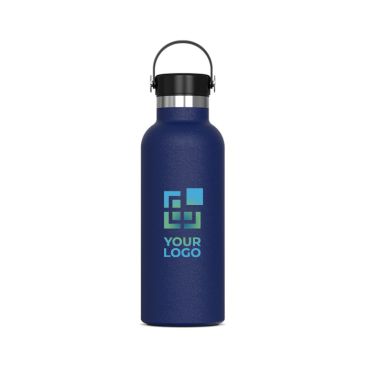 Gourde en inox 100% anti-fuite avec anse de transport 500ml avec zone d'impression