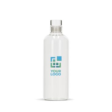 Bouteille en verre borosilicaté avec bouchon flexible en verre 750ml