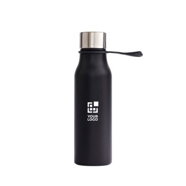 Gourde isotherme en inox avec couvercle anti-goutte et anse 450ml