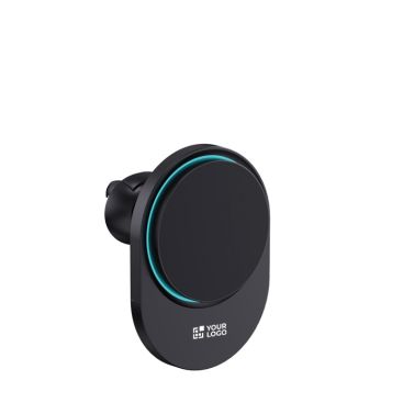Support magnétique de voiture pour téléphone avec charge sans fil 15W