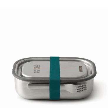 Lunch box en acier inoxydable avec couverts et sangle Black+Blum 1L