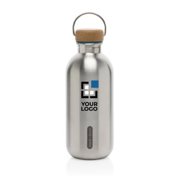 Bouteille d'eau en acier inoxydable anti-goutte Black+Blum 600ml
