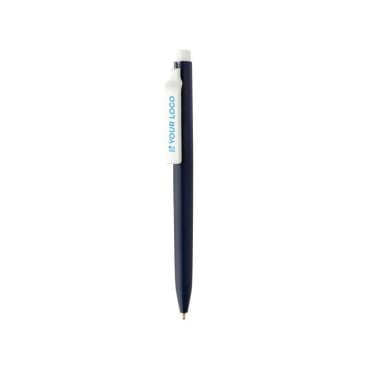 Stylo en plastique recyclé avec encre bleue ultra‑fluide