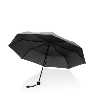 Petite parapluie pliant en rPET avec zone d'impression
