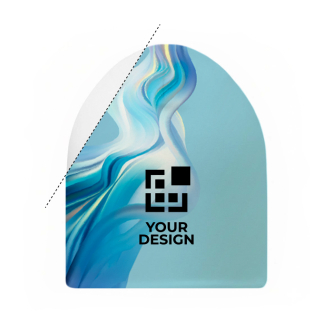 Bonnet impression intégrale taille unique en polyester double couche