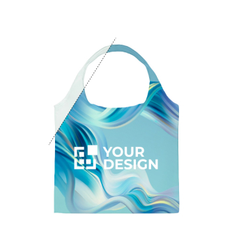 Sac pliable impression intégrale en RPET avec poche intérieure