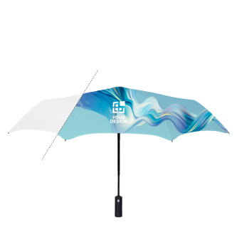 Parapluie automatique impression intégrale 100 % Ø96
