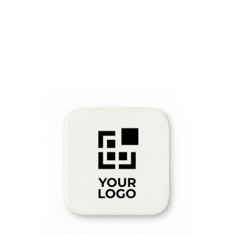 Badge de forme carrée impression intégrale en différentes tailles