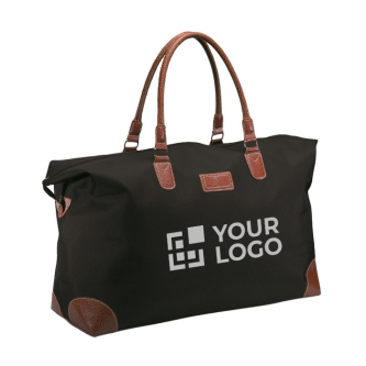 Grand sac de voyage ou de sport pour entreprises couleur noir