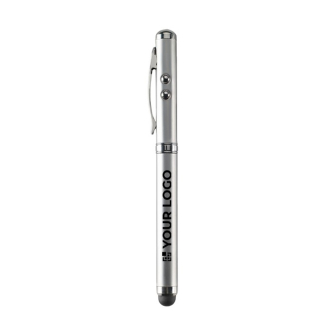 Stylo publicitaire avec pointeur laser et tactile couleur noir