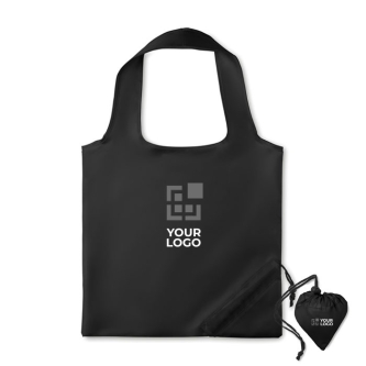 Sac cabas publicitaire vue avec zone d'impression