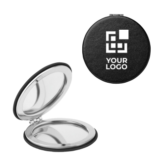 Miroir promotionnel pour entreprises couleur noir troisième vue