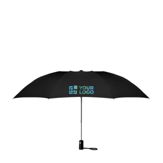 Élégant parapluie pliant personnalisé couleur noir
