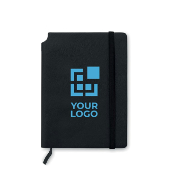 Carnet publicitaire souple de haute qualité A5 couleur noir