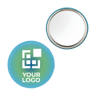 Mini miroir personnalisé avec zone d'impression