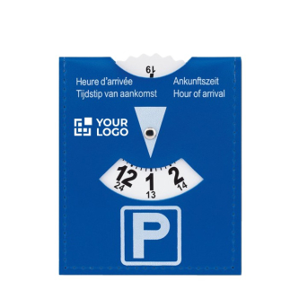 Carte de stationnement avec logo avec zone d'impression