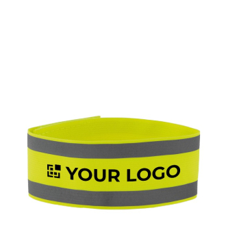 Brassard de sport en lycra couleur jaune