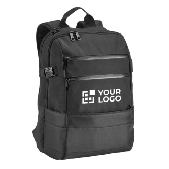 Sac ordinateur personnalisée avec poches couleur noir