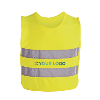 Gilet réfléchissant pour enfant avec zone d'impression