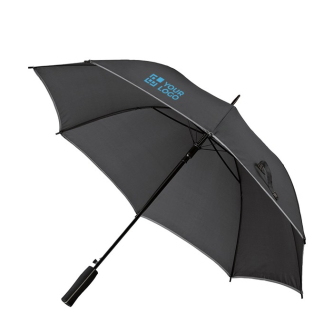 Élégant parapluie avec revers en couleurs avec zone d'impression
