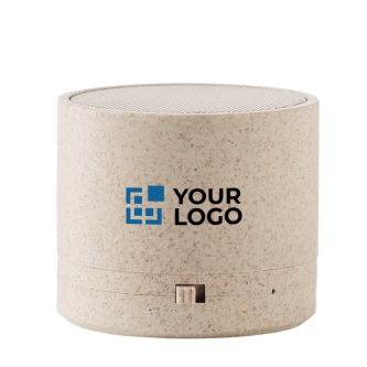 Enceinte fabriquée avec des matériaux naturels couleur beige