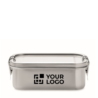 Lunch box publicitaire avec un style rétro avec zone d'impression