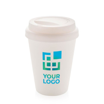 Tasse take away personnalisée avec logo