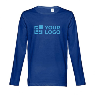 T-shirt publicitaire avec manches longues avec zone d'impression