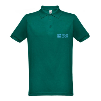 Polo logoté pour entreprise 200 g/m2 avec zone d'impression