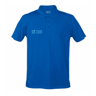 Polos personnalisables colorés 180 g/m2 avec zone d'impression