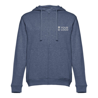Veste à capuche personnalisable 320 g/m2 avec zone d'impression