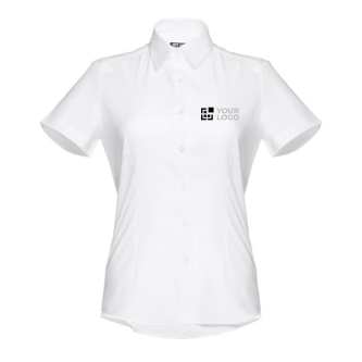 Chemise pour femme manches courtes avec zone d'impression