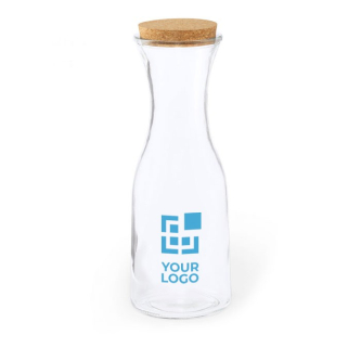 Bouteille personnalisable de table de 1L couleur transparent