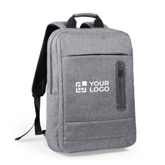 Sac à dos professionnel pour ordinateur avec zone d'impression