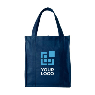 Sac cabas personnalisé avec le logo vue avec zone d'impression