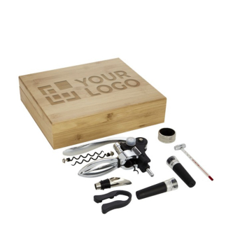 Coffret à vin premium avec 9 pièces