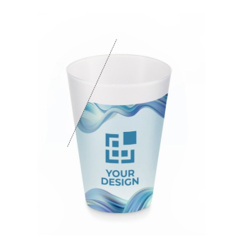 Ecocup personnalisé pour événements avec zone d'impression
