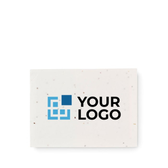 Bloc-notes avec graines personnalisable avec zone d'impression