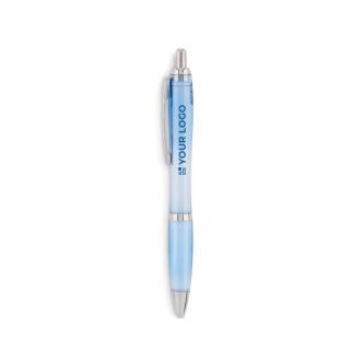 Stylo à bouton-poussoir personnalisé avec zone d'impression