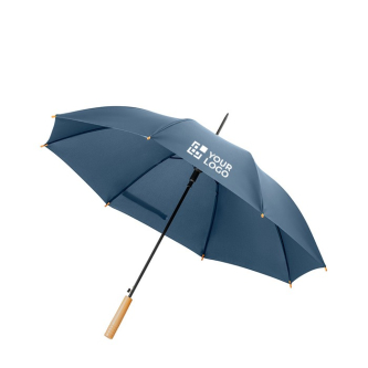 Parapluie recyclé à ouverture automatique avec zone d'impression