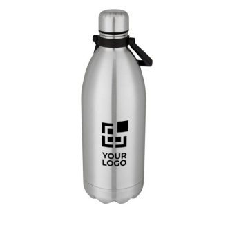 Bouteille publicitaire avec fonction thermos avec zone d'impression