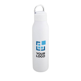 Bouteille isotherme en acier inoxydable avec zone d'impression